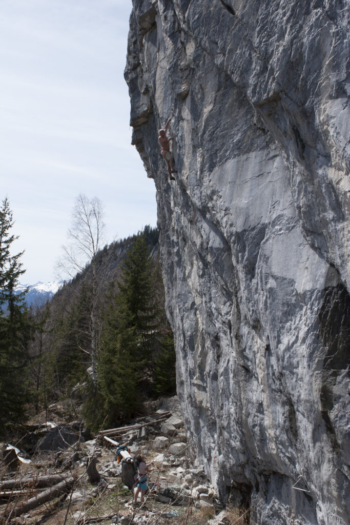 Falaise de Bi-Joux - Voie "Ceüse"