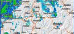 image radar avec application iOS de Météociel