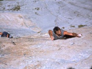 Paroi d'Anterne : Les yeux dans le bleu (L7 : 7b)