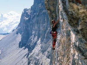 Paroi d'Anterne : Les yeux dans le bleu (L7 : 7b)